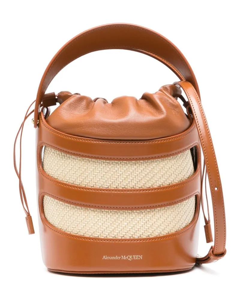 Alexander McQueen Rise Beuteltasche - Braun Braun