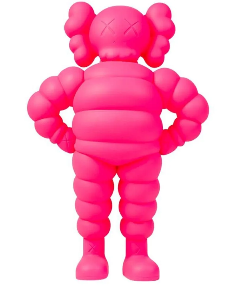 KAWS CHUM Sammlerfigur - Rosa Rosa