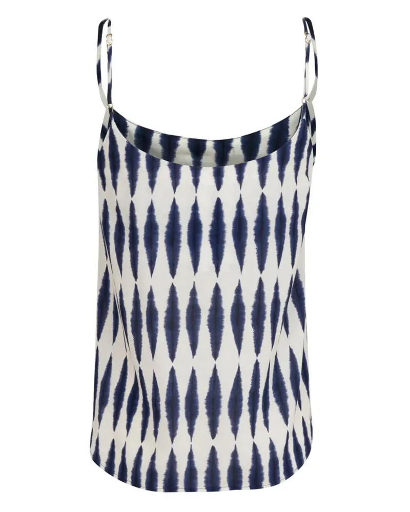 Lenny Niemeyer Regata Camisole-Top mit Rautenmuster - Blau Blau