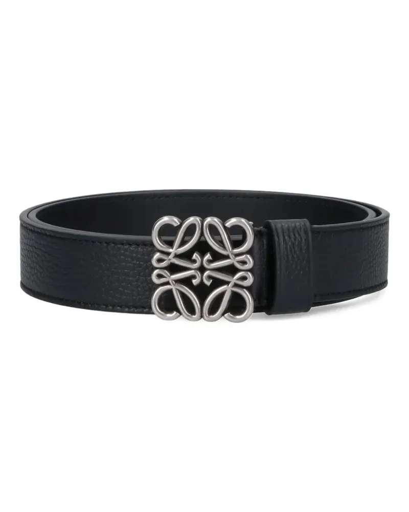 Loewe Chunky Anagram Gürtel - Schwarz Schwarz