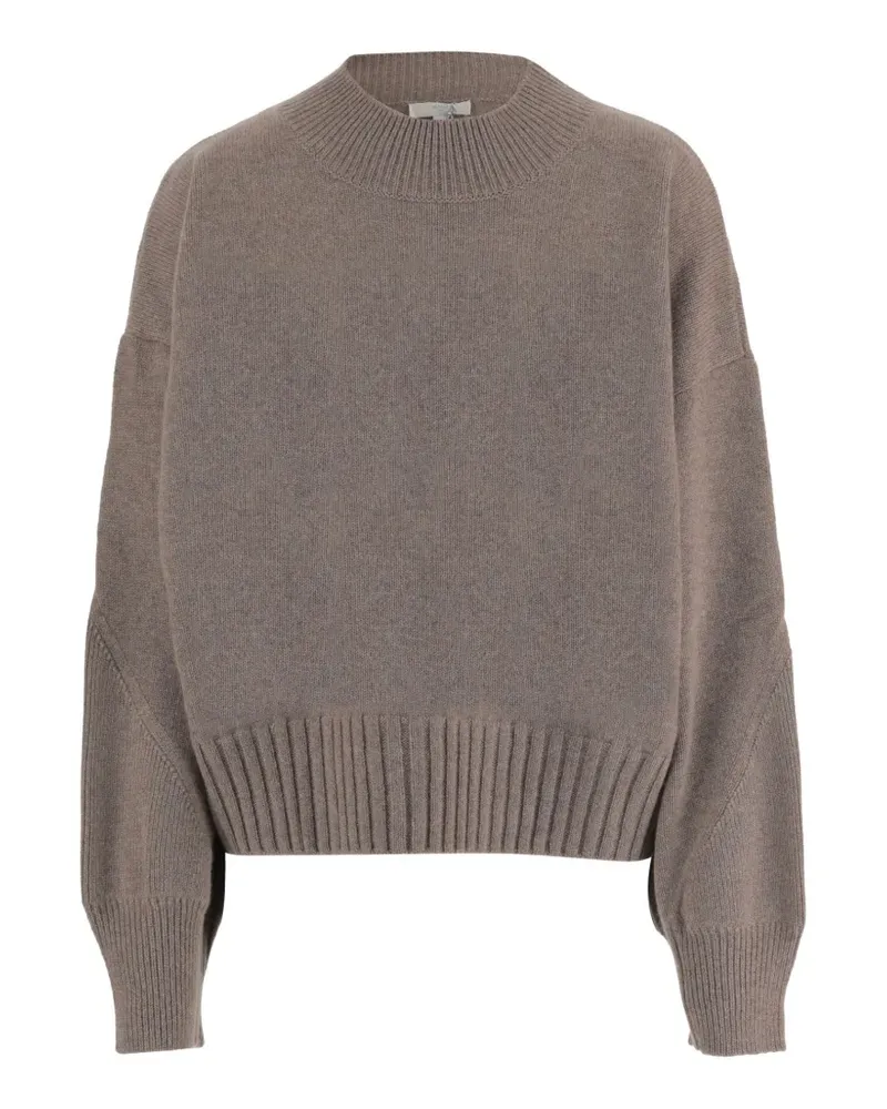 Malo Gerippter Strickpullover - Braun Braun