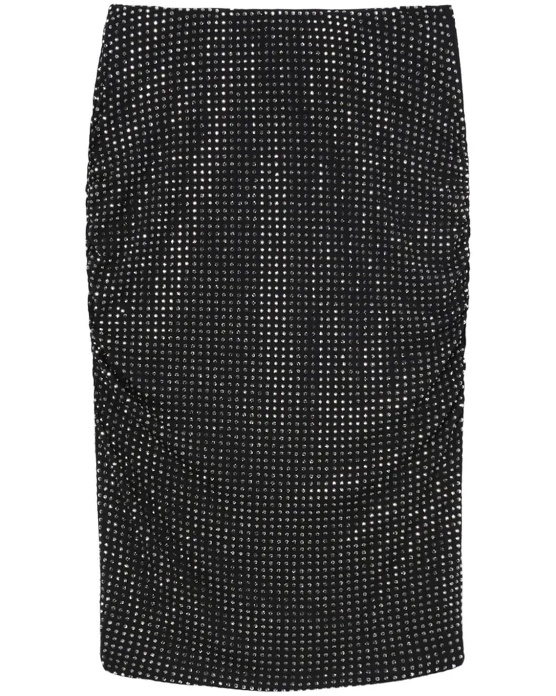 Pinko Rock mit Strass - Schwarz Schwarz