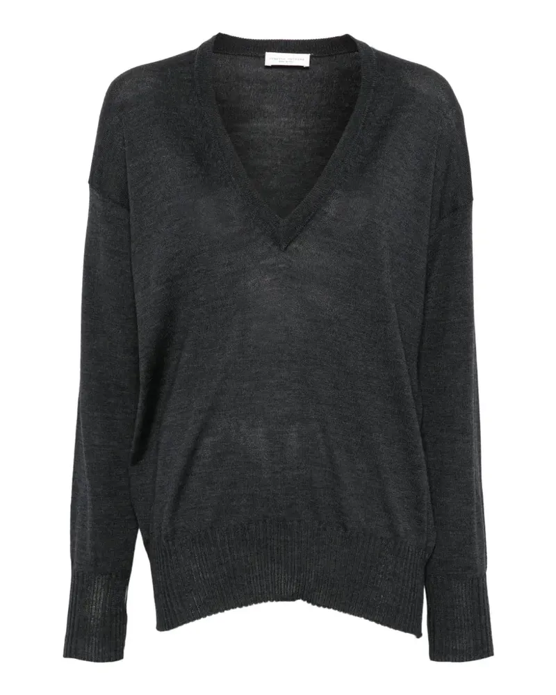 Roberto Collina V-neck sweater - Grau Grau