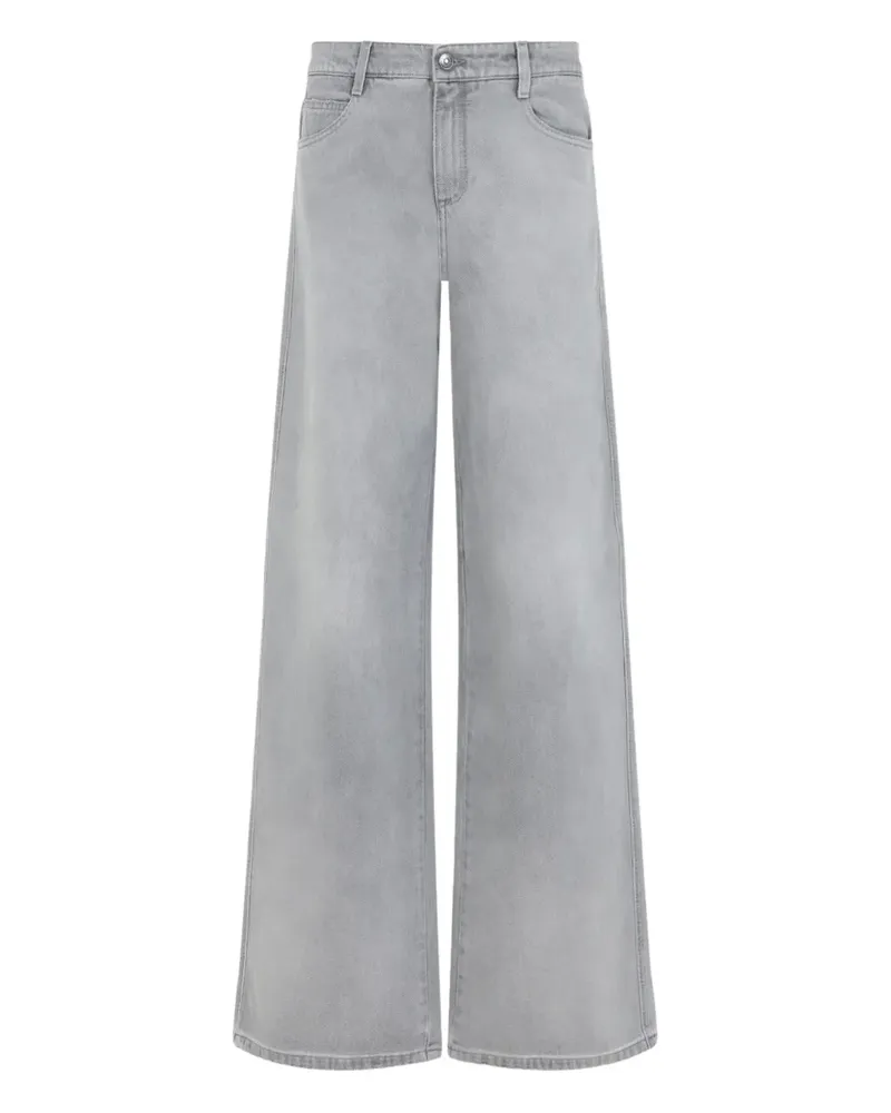 Ermanno Scervino Bestickte Jeans - Grau Grau