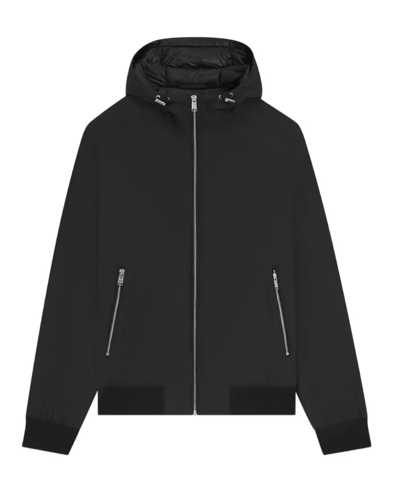 HUGO BOSS Kapuzenjacke mit Reißverschluss - Schwarz Schwarz