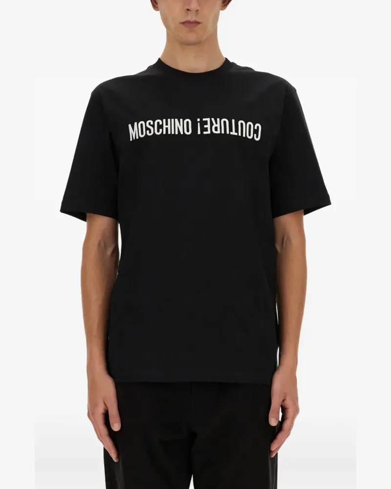 Moschino logo T-shirt - Schwarz Schwarz