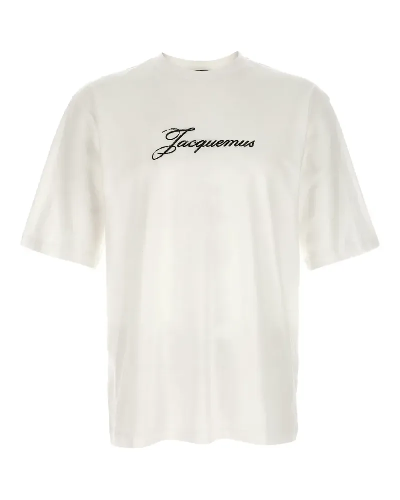 Jacquemus logo-print T-shirt - Weiß Weiß