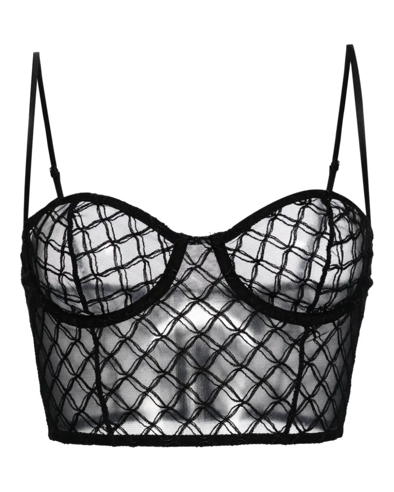 Kiki De Montparnasse Langer Miel BH - Schwarz Schwarz