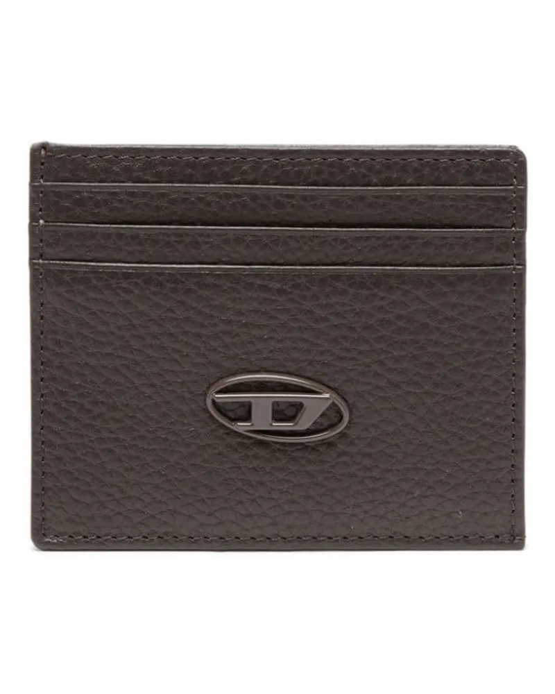 Diesel Kartenetui mit Logo-Schild - Braun Braun