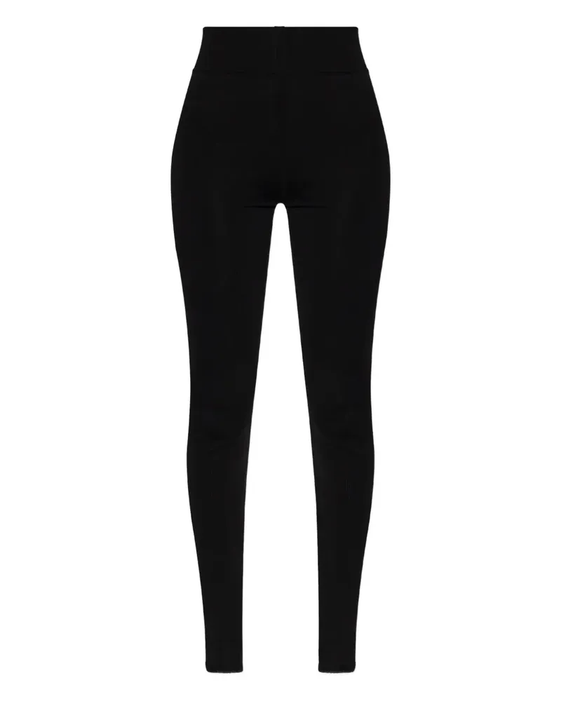 Rick Owens Wollhose mit hohem Bund - Schwarz Schwarz