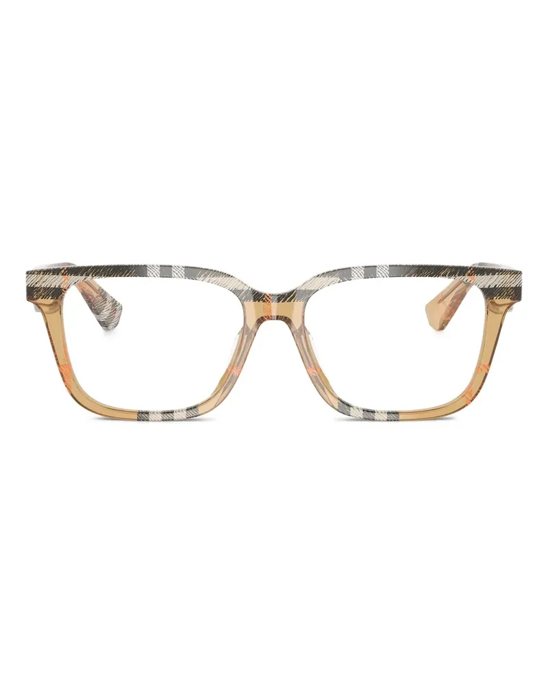 Burberry Eckige BE 2425D Brille mit Check - Braun Braun