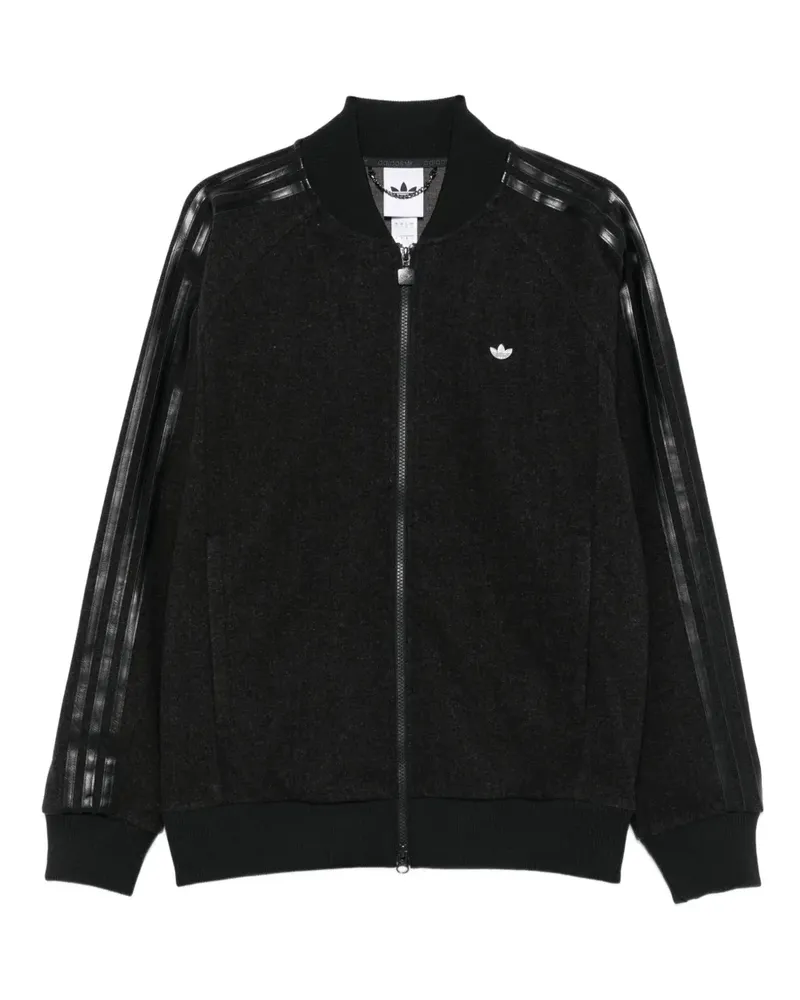 adidas black sports jacket - Schwarz Schwarz