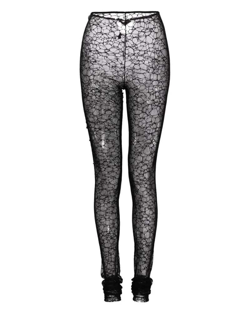 Kiki De Montparnasse Crystalline Strumpfhose - Schwarz Schwarz