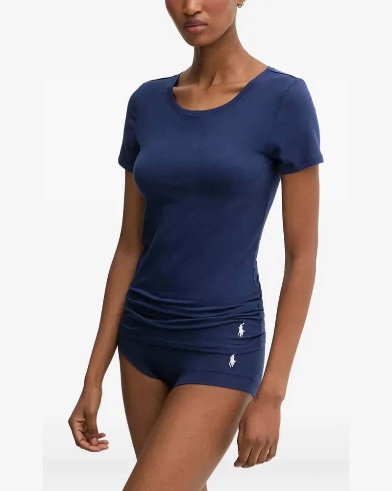 Ralph Lauren Pyjama mit Logo-Stickerei - Blau Blau
