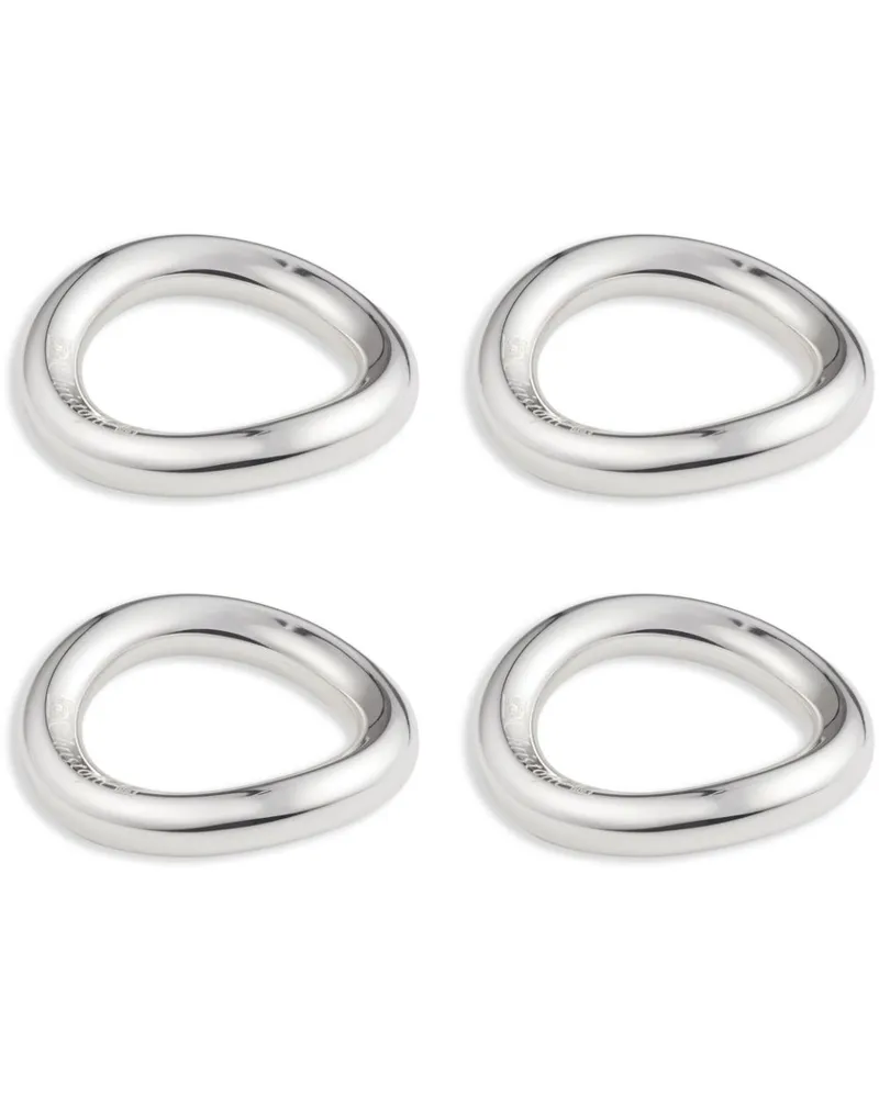 Christofle Vertigo Messer und Essstäbchen (4er-Set) - Silber Silber
