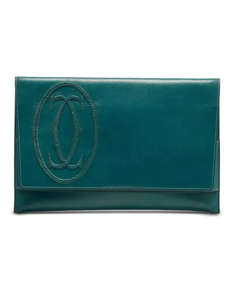 Cartier Clutch mit Klappe - Blau Blau