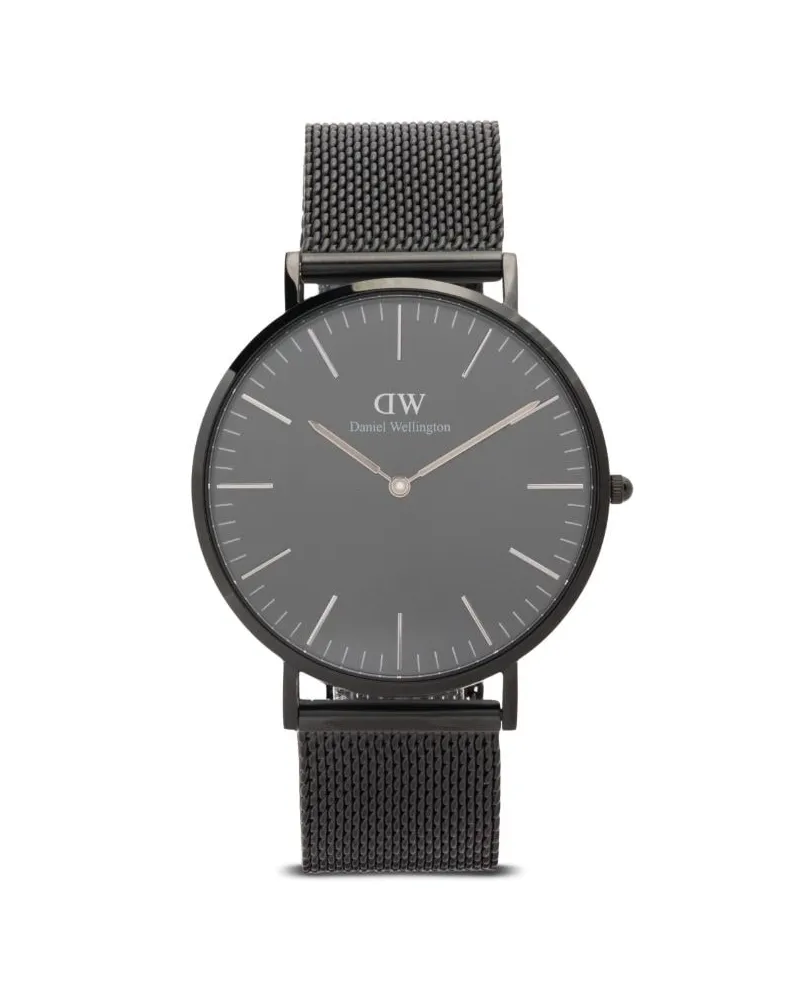 Daniel Wellington Classic Ashfield 40mm - Schwarz Schwarz