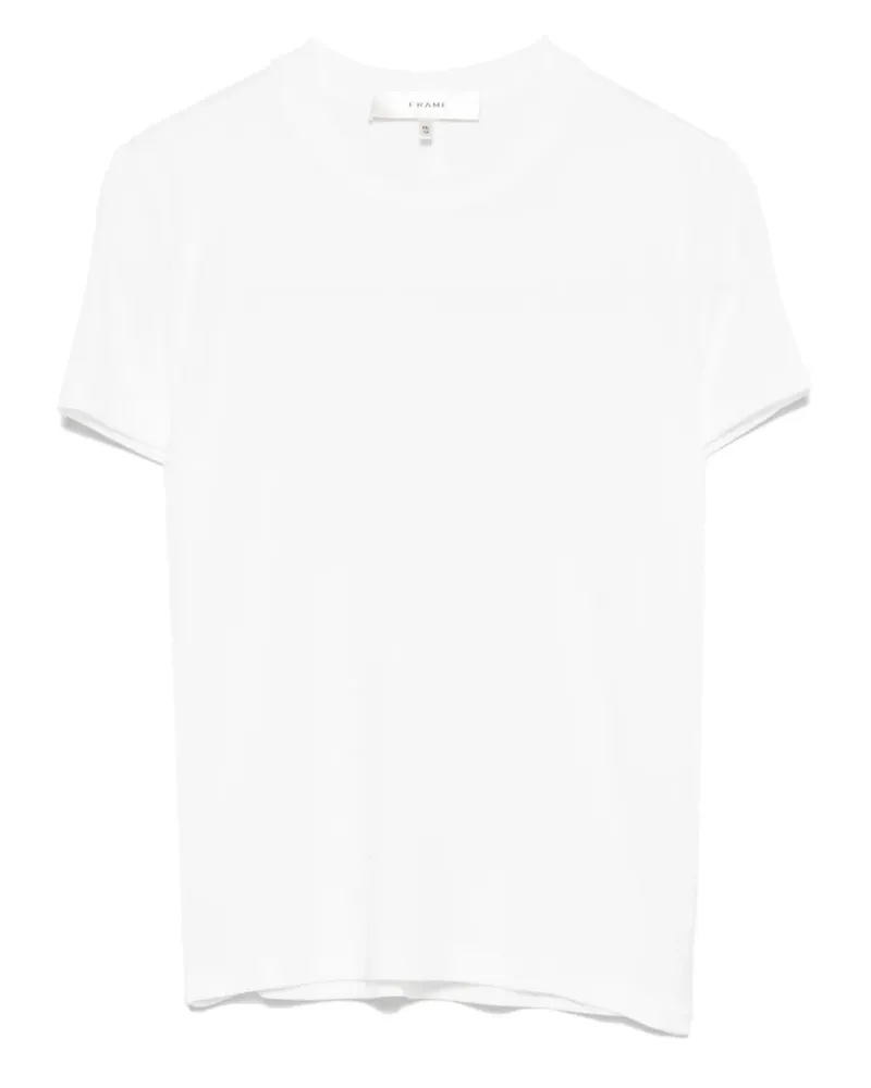 Frame Denim The Rib T-Shirt - Weiß Weiß