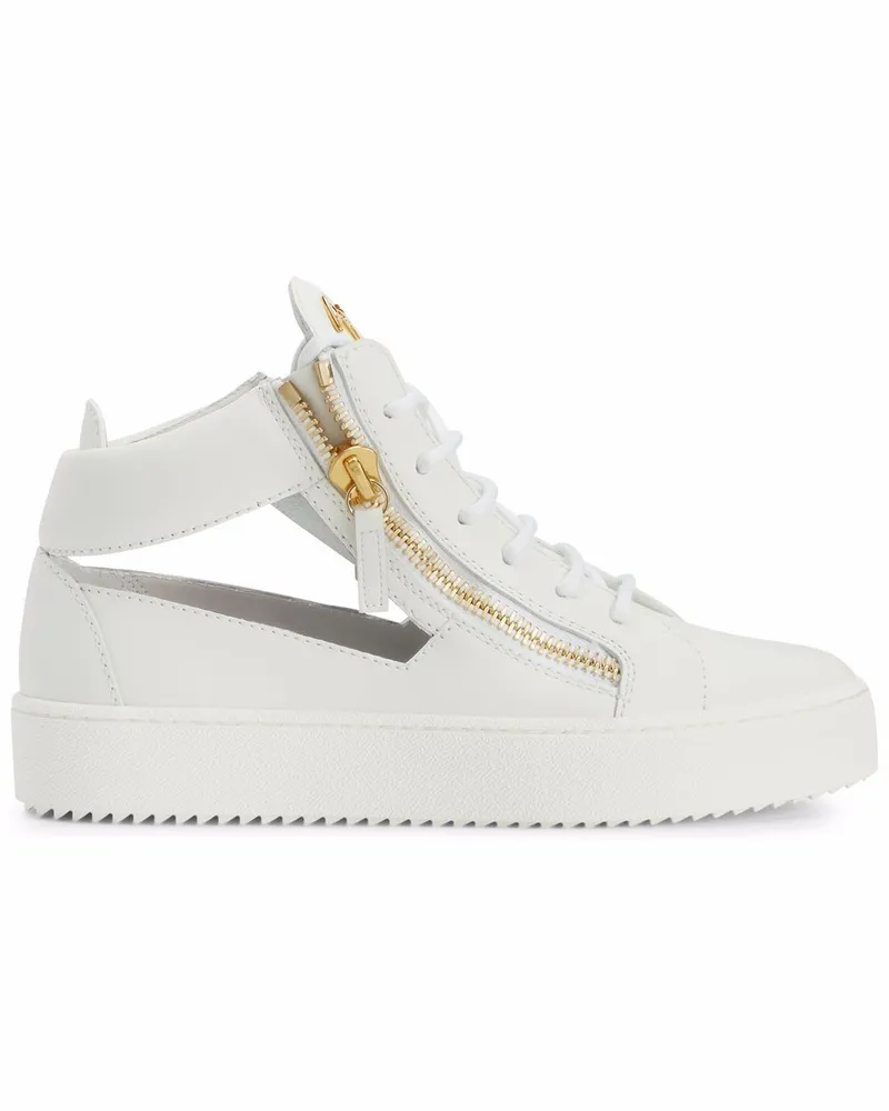 Giuseppe Zanotti Kriss Sneakers mit Cut-Out - Weiß Weiß