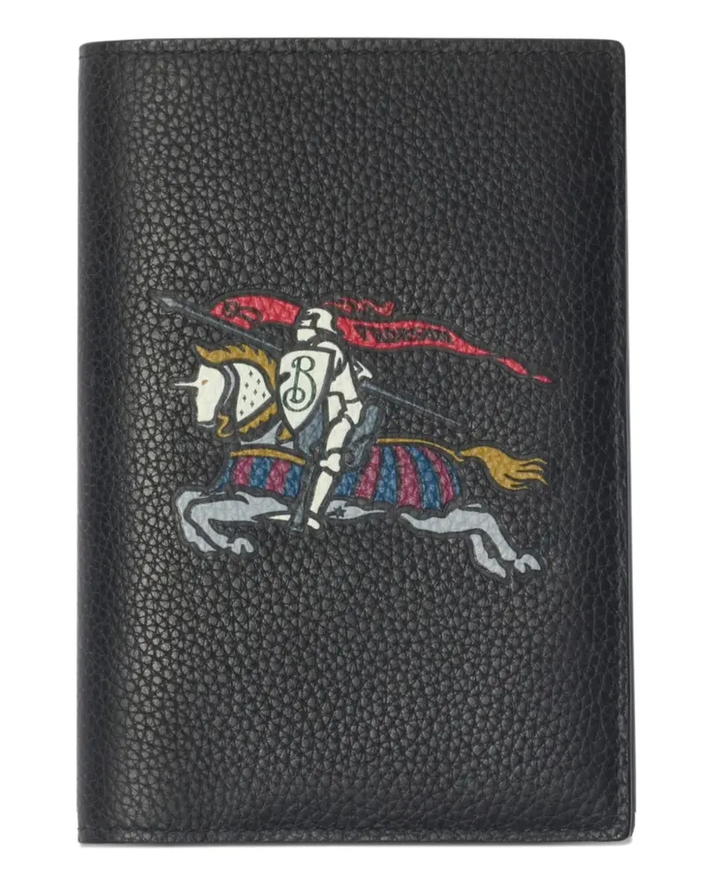 Burberry Pass-Etui mit Equestian Knight - Schwarz Schwarz