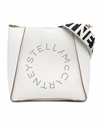 Stella McCartney Umhängetasche mit Stella-Logo Weiß