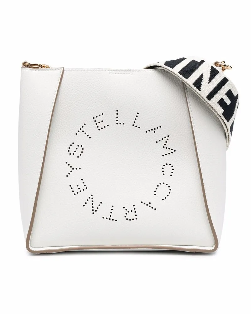Stella McCartney Umhängetasche mit Stella-Logo - Weiß Weiß