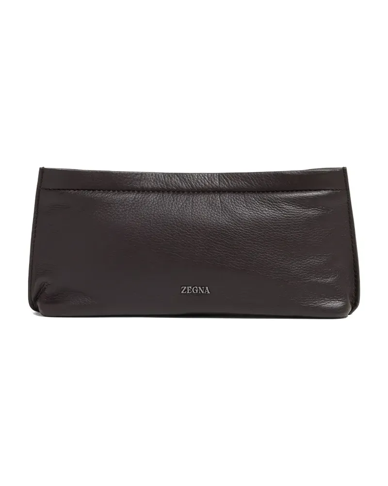 Ermenegildo Zegna Klassische Clutch - Braun Braun
