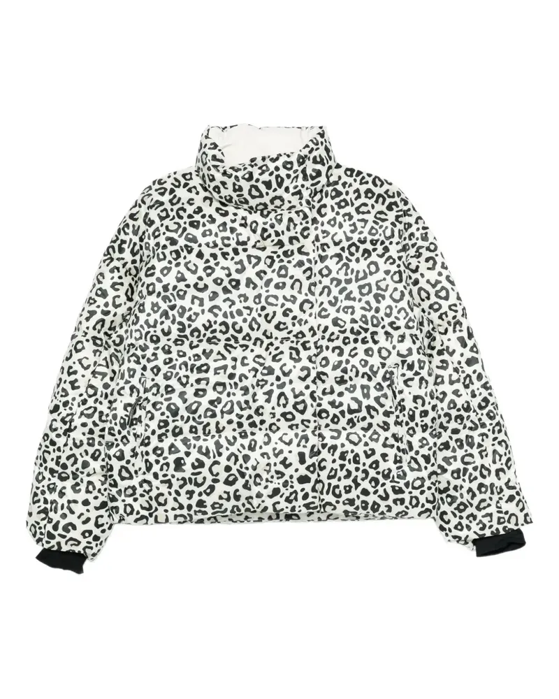 Rossignol Daunenjacke mit Leoparden-Print - Weiß Weiß