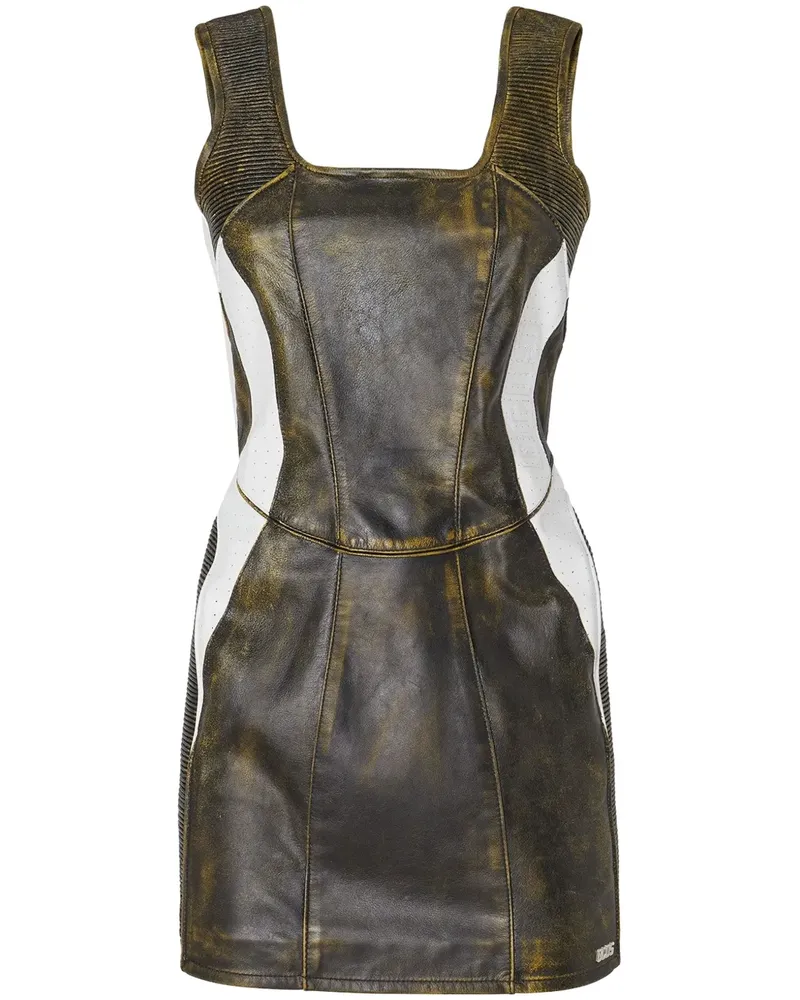 GCDS Biker Bell Minikleid - Grau Grau