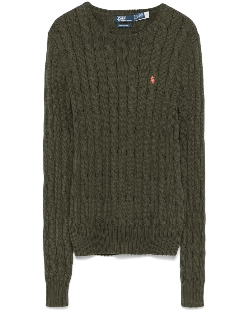 Ralph Lauren Pullover mit Zopfmuster - Grün Grün