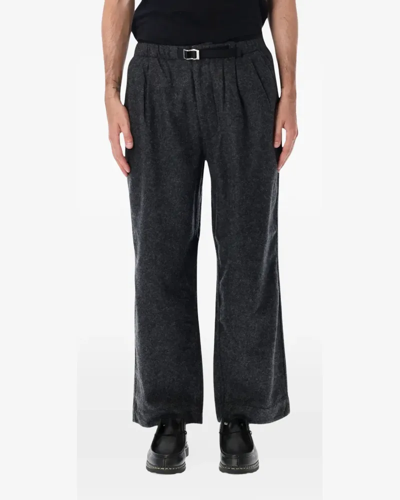 nanamica Melton Hose mit Gürtel - Grau Grau