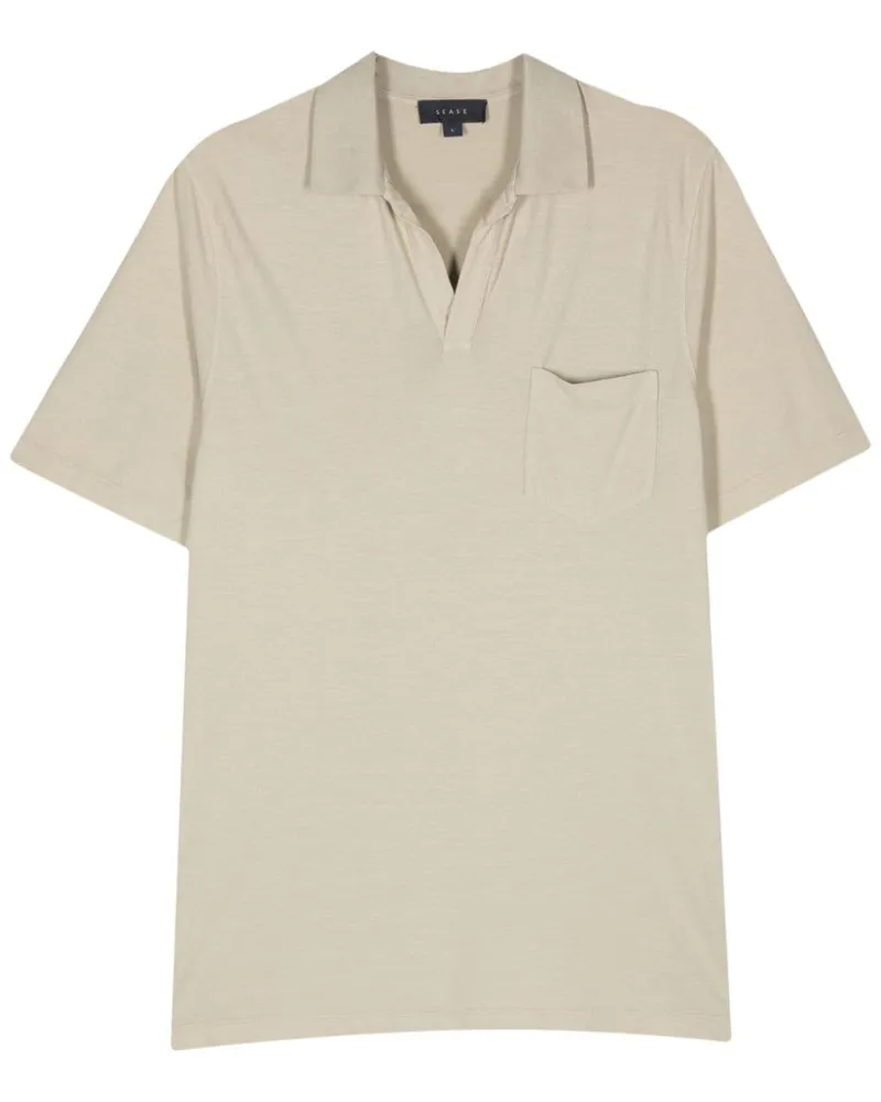 SEASE Klassisches Poloshirt - Nude Nude
