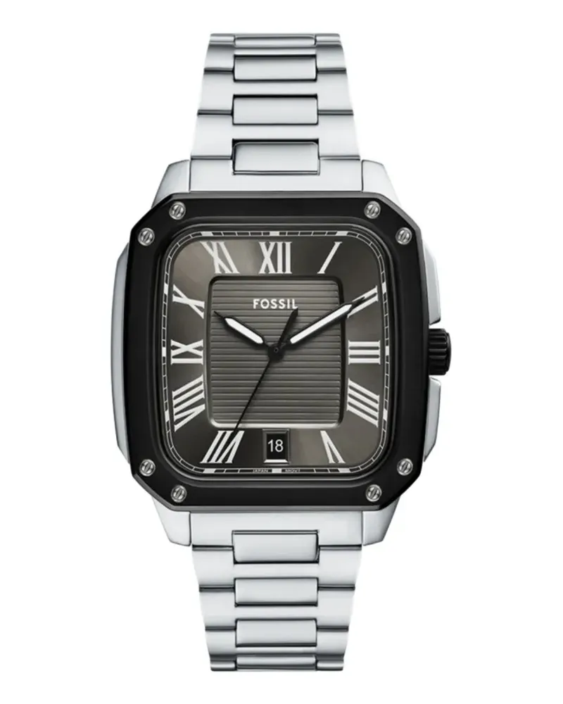 Fossil Crosby square-frame 42mm watch - Grau Grau