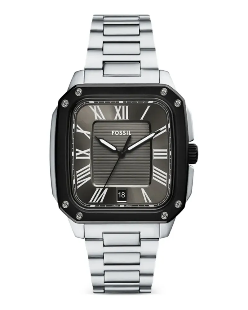 Fossil Crosby square-frame 42mm watch - Grau Grau