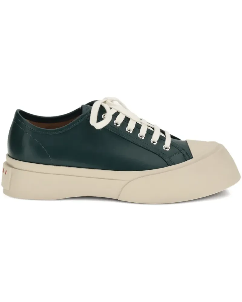 Marni Pablo leather lace-up sneakers - Grün Grün