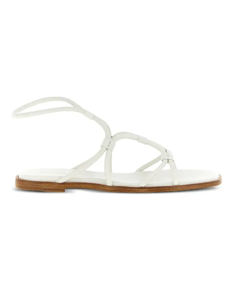 Gianvito Rossi nappa ankle-strap sandals - Weiß Weiß