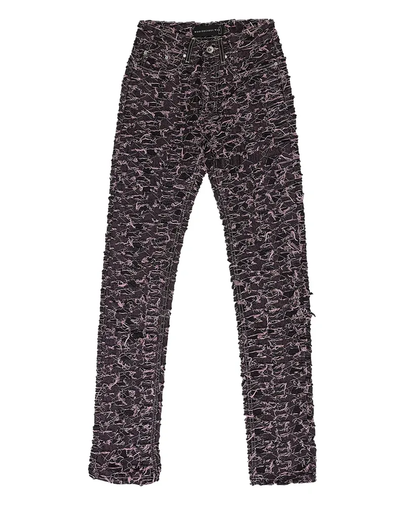 WHO DECIDES WAR Husk jeans - Schwarz Schwarz