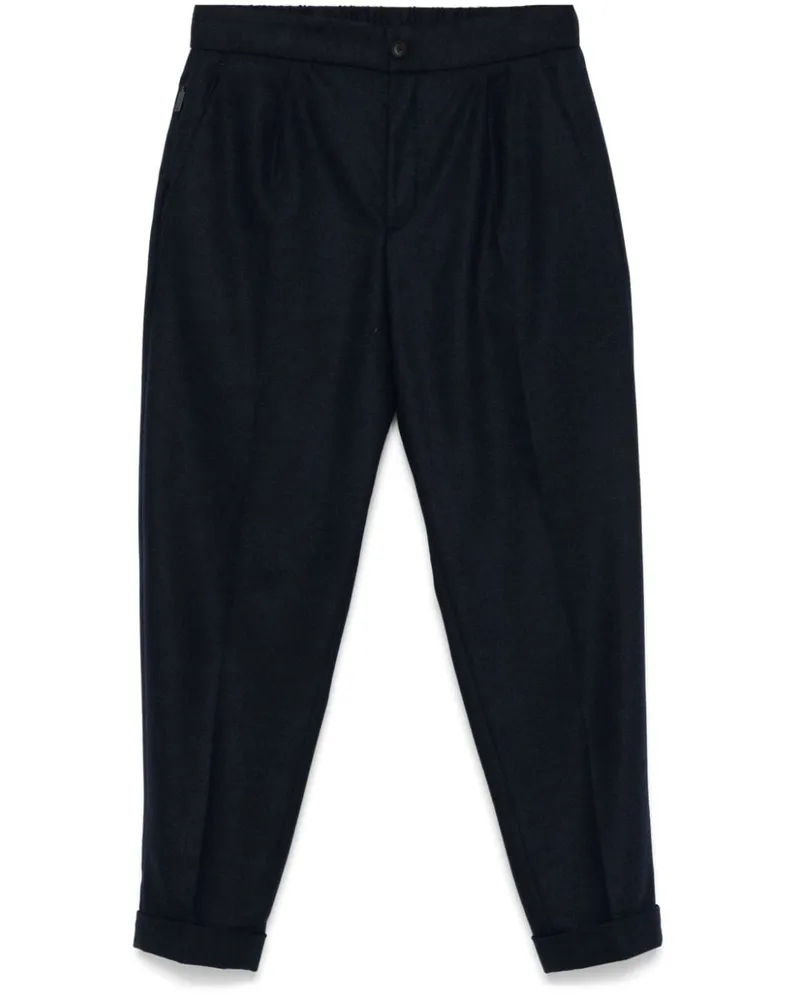 HUGO BOSS Plissierte Hose - Blau Blau