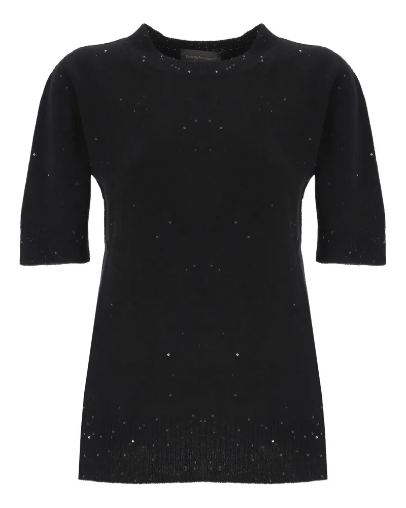 Lorena Antoniazzi sequin-embellishment sweater - Schwarz Schwarz