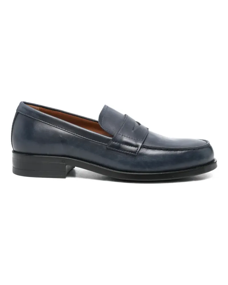 Nero Gardini penny leather loafers - Blau Blau