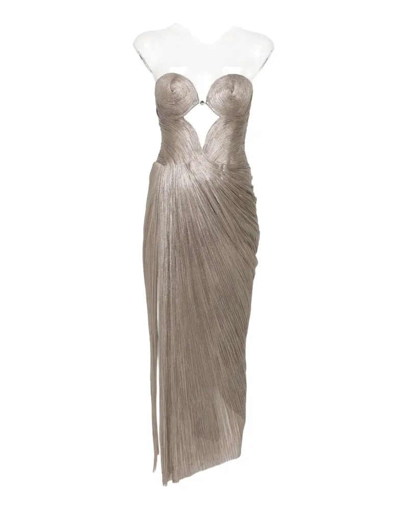 Maria Lucia Hohan cut-out lace-up maxi dress - Braun Braun