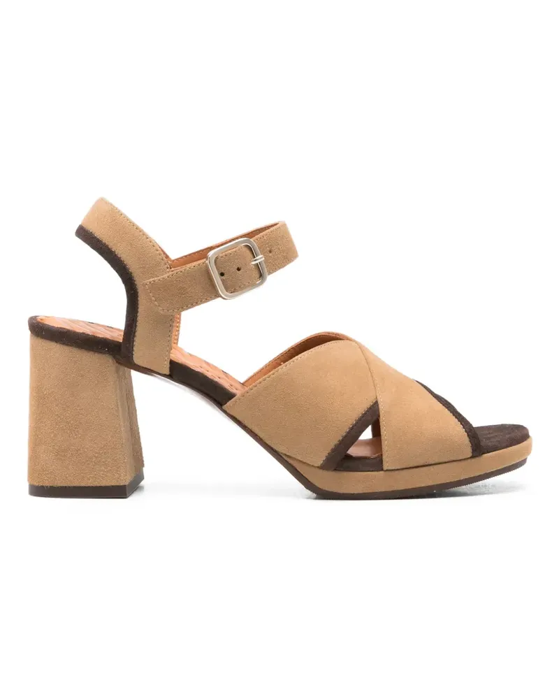 Chie Mihara Sandalen mit überkreuzten Riemen - Braun Braun