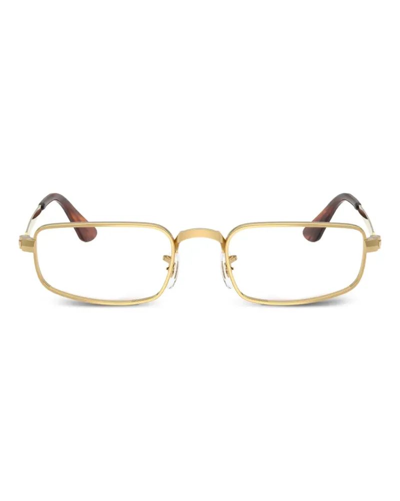 Ray Ban Brille mit eckigem Gestell - Gold Gold