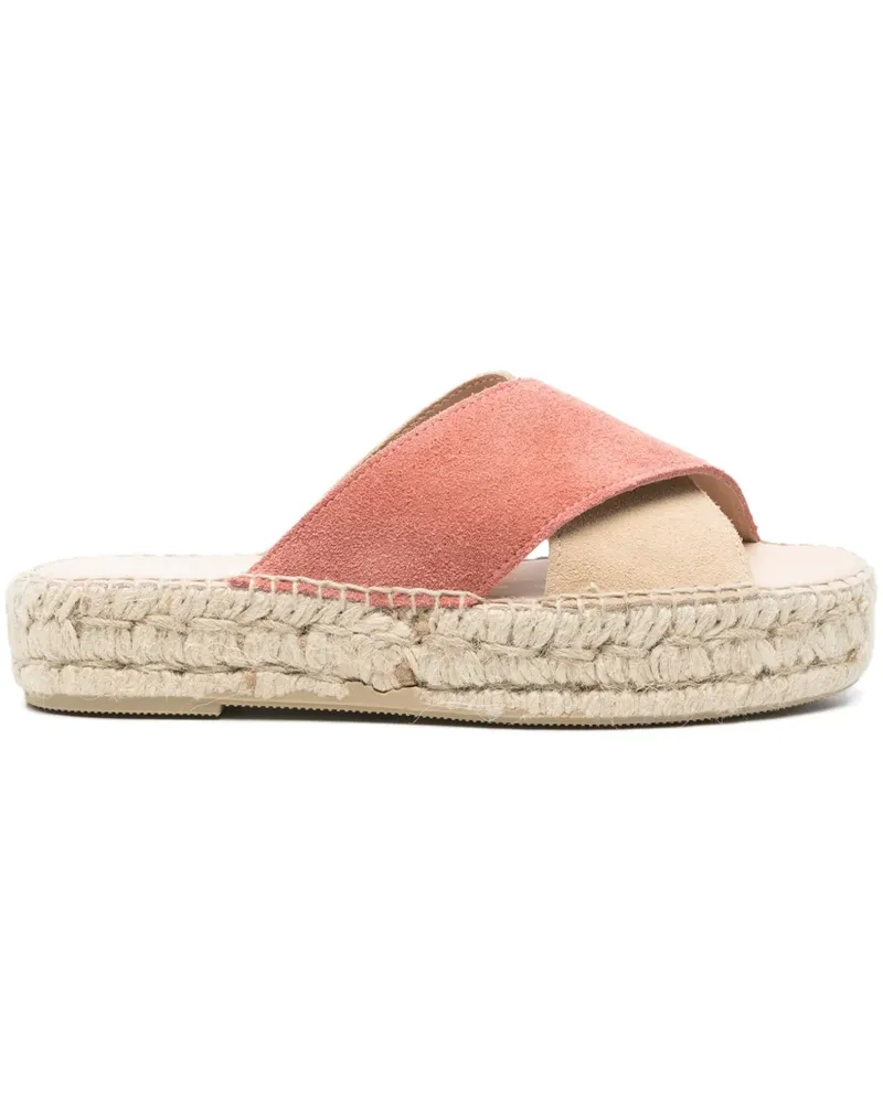 Manebí Espadrilles aus Wildleder - Nude Nude