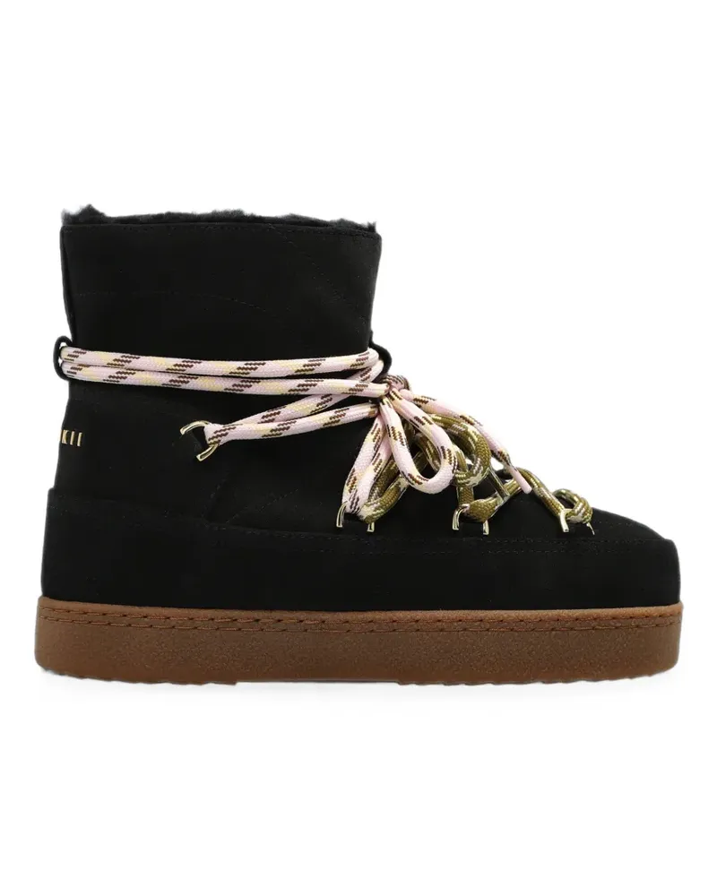 INUIKII quilted suede snow boots - Schwarz Schwarz