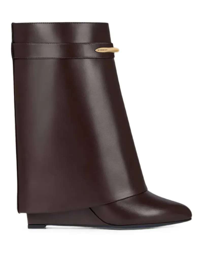 Givenchy Shark Lock wedge boots - Braun Braun