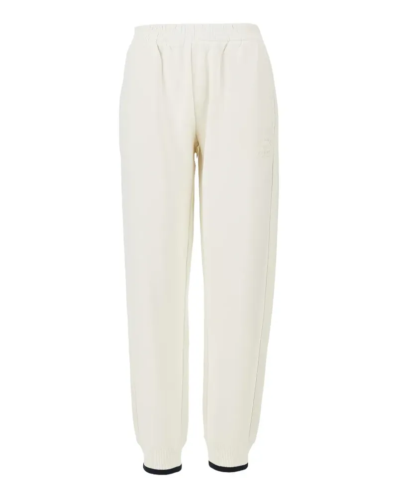 Emporio Armani logo-embroidered track pants - Nude Nude