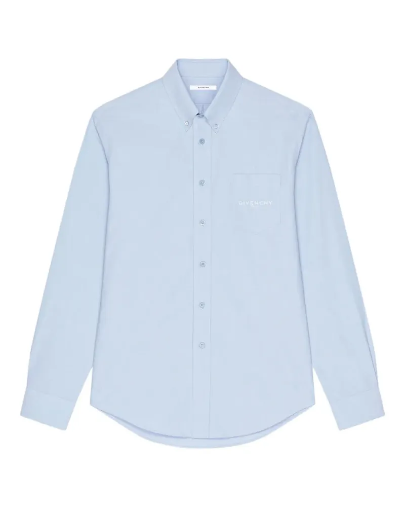 Givenchy Oxford-Hemd aus  Paris Jacquard - Blau Blau