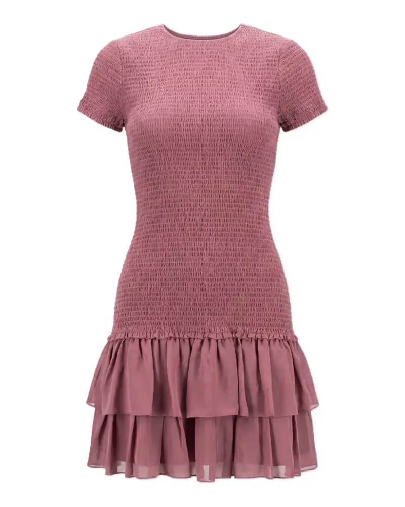 Michael Kors Gesmoktes Minikleid - Rosa Rosa
