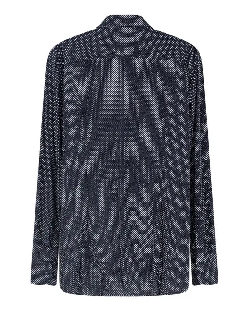 HUGO BOSS Gepunktetes Hemd - Blau Blau